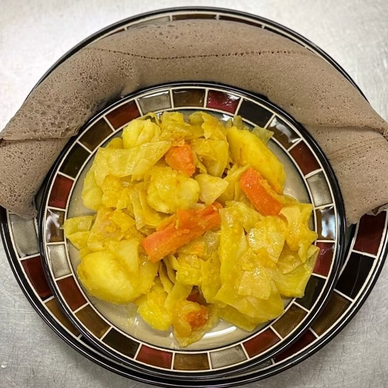 Lunch at Our Ethiopian Restaurant